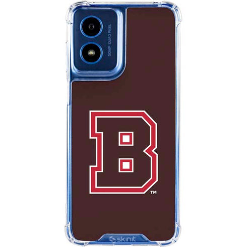 Brown University B Logo Moto G 5G (2024) Clear Case